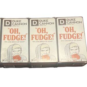 Duke Cannon "Oh Fudge!" Big A$$ Brick Of Soap 10 Oz‎ 3 pack